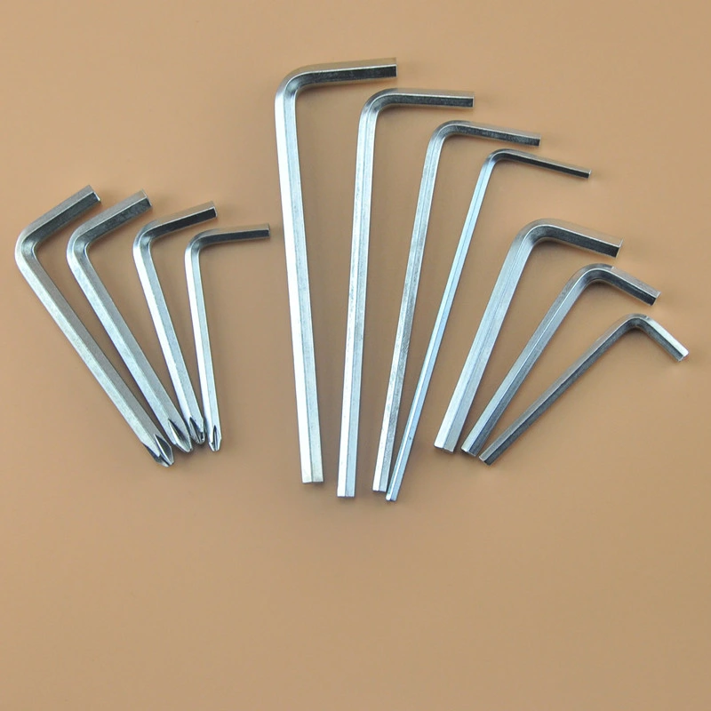 Allen Key Hex 36mm Alloy Steel Fastening Tools Wrench Set 5mm Tamper Resistant L-Type with Ball End 9PCS Point /Hex Key