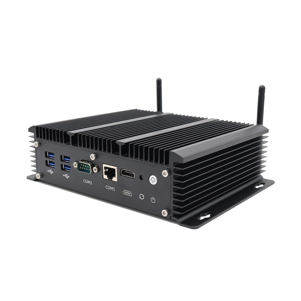 Fanless Industrial Mini PC Computer for Intel Core I3 7167u 6LAN Ports Firewall Pfsense Router Mini Computer