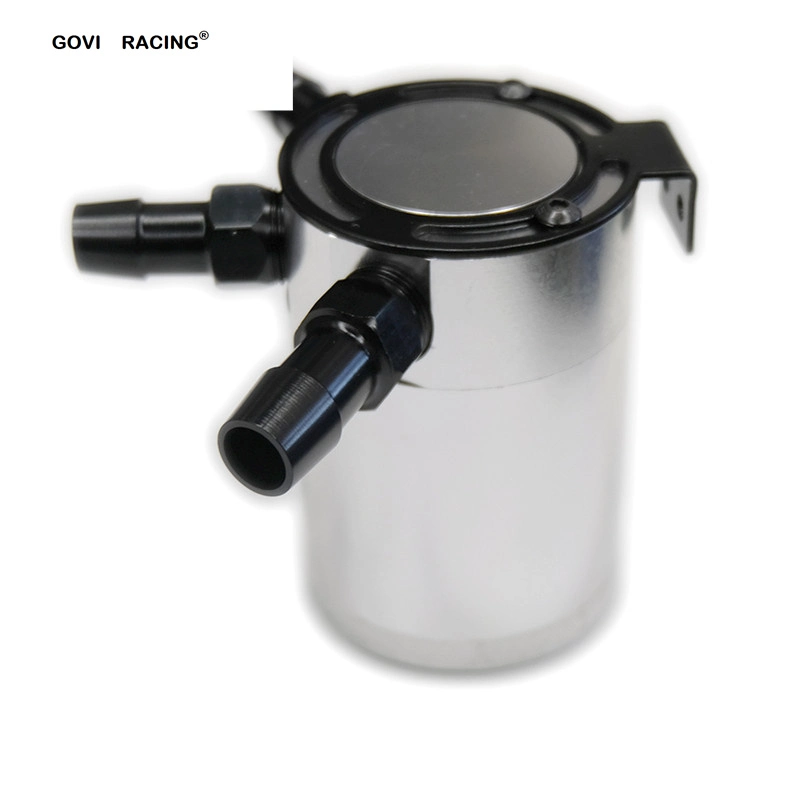 Universal Aluminum Baffled Car Oil Catch Can Tank Separator 3-Port Reservoir Oil Catch Tank Cans 3 Hole