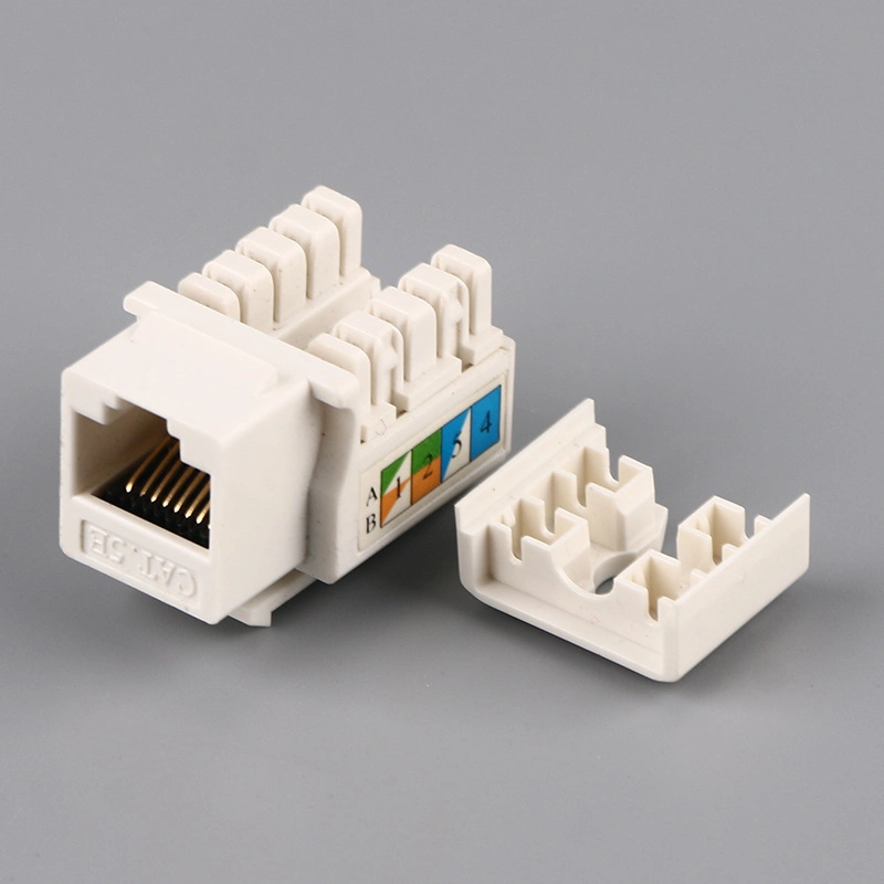 90 Grado 110 IDC CAT6 Keystone Jack para Patch Panel