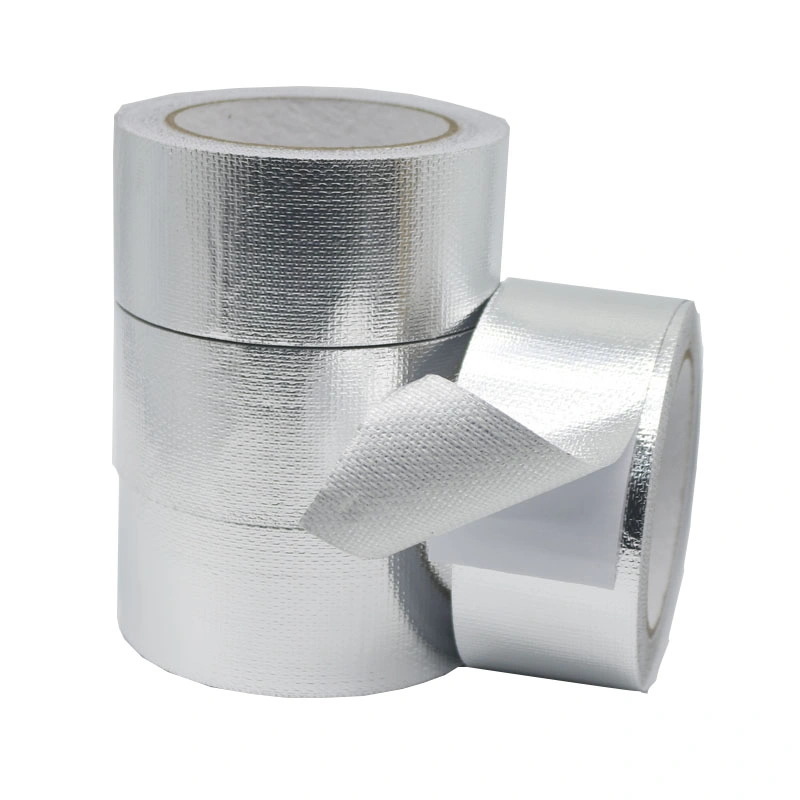 Wholesale/Supplier Low Price Heat Insulation Fiberglass Silver Aluminium Foil Tape Adhesive Duct Tape