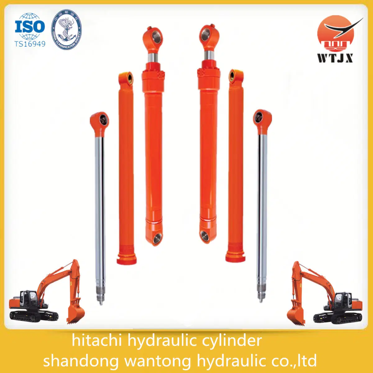 Welded Rod Mill-Type Single Acting Hydraulic Cylinder with FC Type High Quality