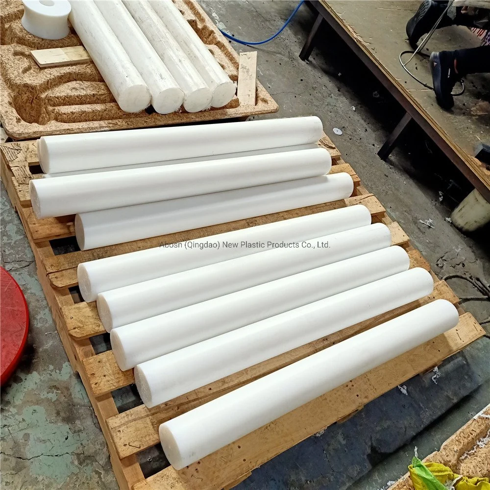 HDPE Plate PVC Sheet High Density Polyethylene Round Bar PP POM Nylon PVC PE Rod, Upe Roller