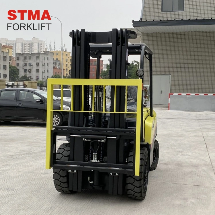 Stma EPA Engine Propane Forklift 3ton LPG Gasoline Forklift with Container Mast and Side Shifter