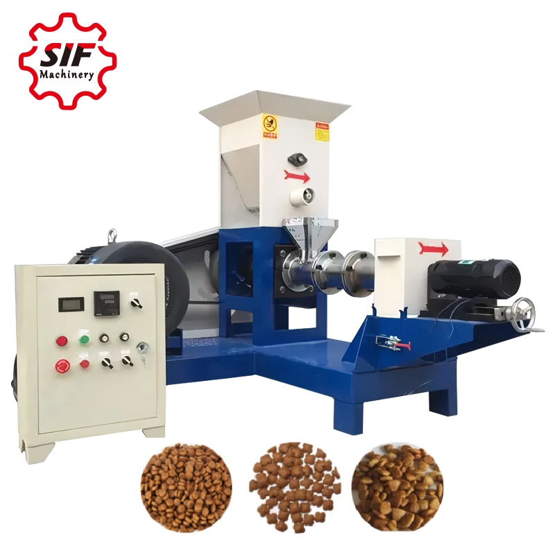 Máquina de processamento de alimentos para cães Cat Fish Feed Extruder Maquinaria de fabricação