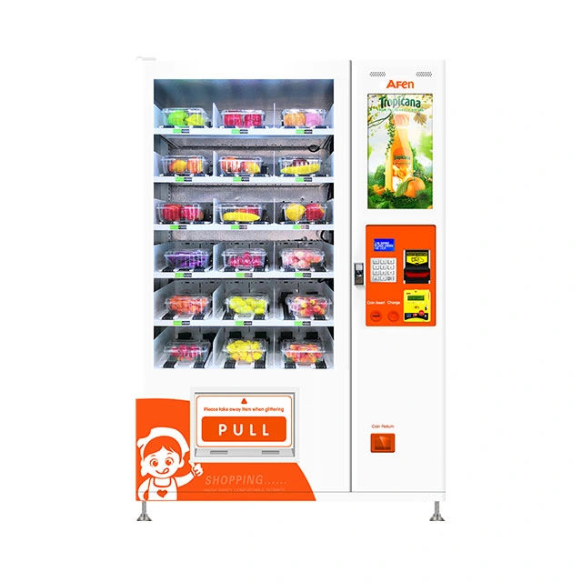 Afen Fresh Food + Healthy Food Vending Machine von Cash Und bargeldlos betrieben