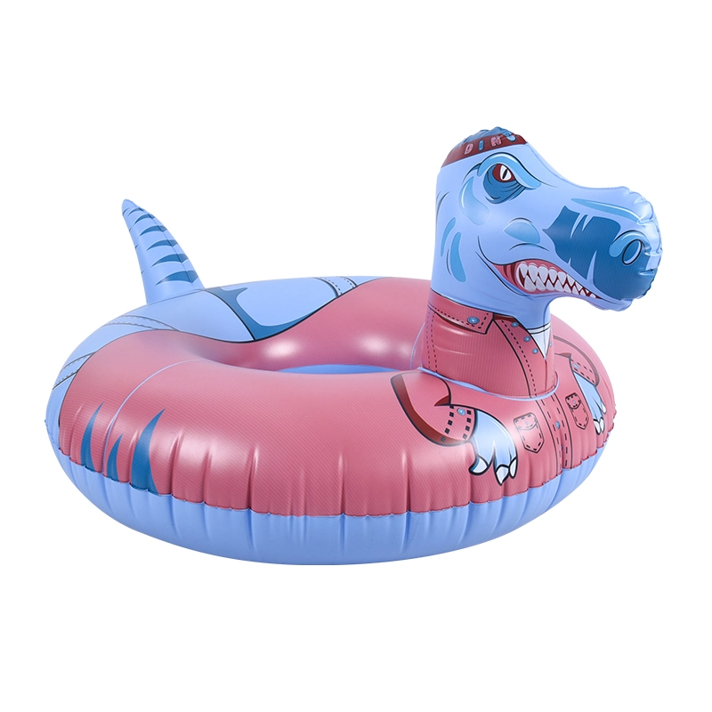 Nuevo diseño animales Dinosaurios Piscina flotador Inflatable tubo Dragon Inflatable Anillo de natación