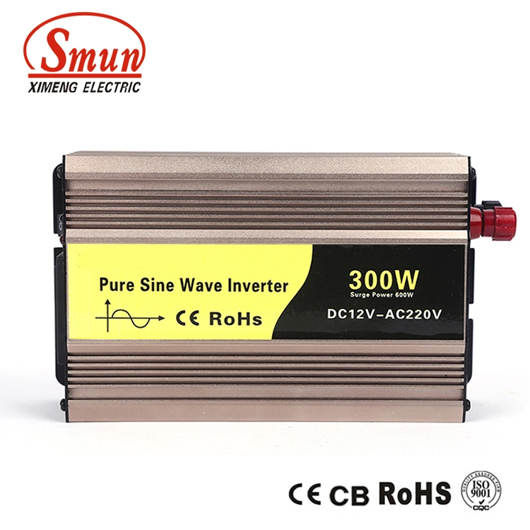 SMUN 300W 12VDC to 220VAC Pure Sine Wave Power Inverter