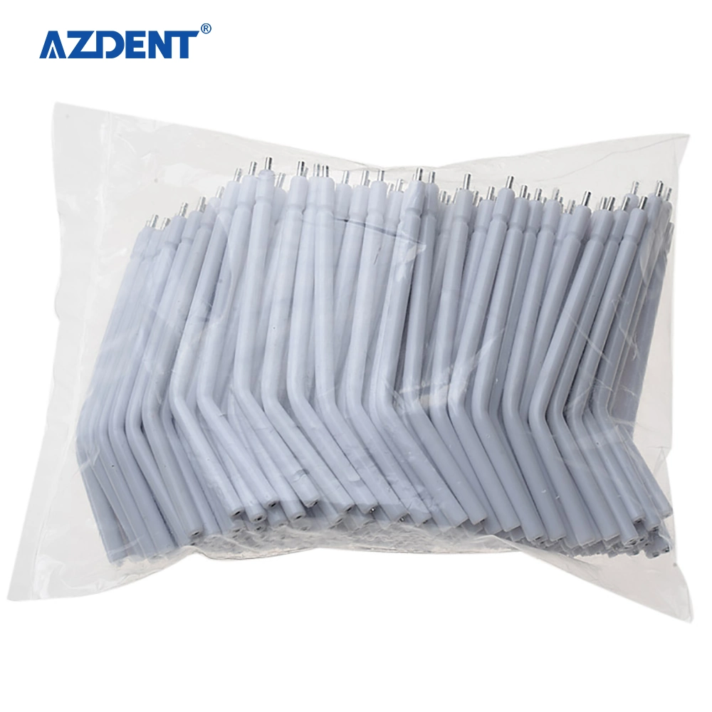 200PCS White Dental Disposable Spray Nozzles Tips for 3-Way Air Water Syringe Dentist Material