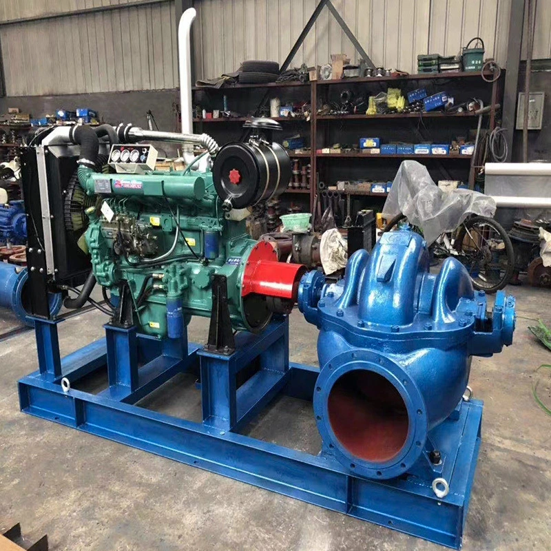 Heavy Duty 6 8 Inch Self Priming Double Suction Centrifugal Horizontal Water Pump