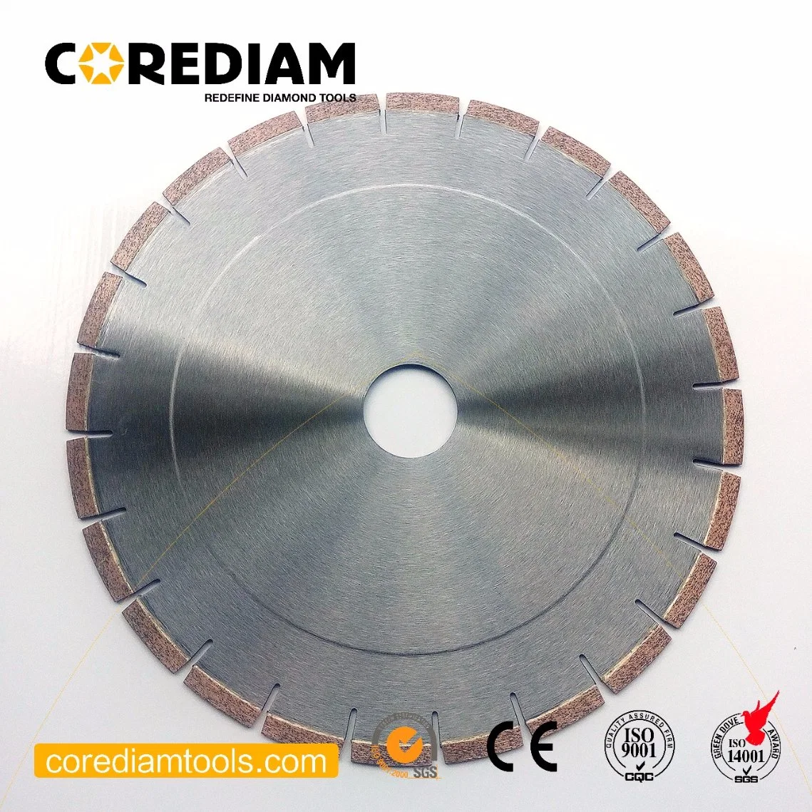 Good Performance Diameter 400mm Brazed Marble Diamond Saw Blade/Cutting Tool