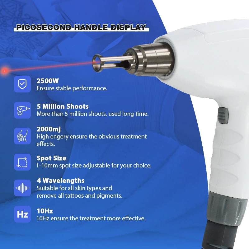 CE 1064 nm Remova o Laser de Beleza da sonda Tatetoo Honeycomb