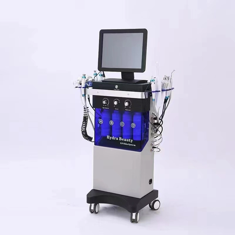 Newest Facial Cleaning Beauty Device Hydra 14 In1 H202 Hydra Beauty Microdermabrasion Machine