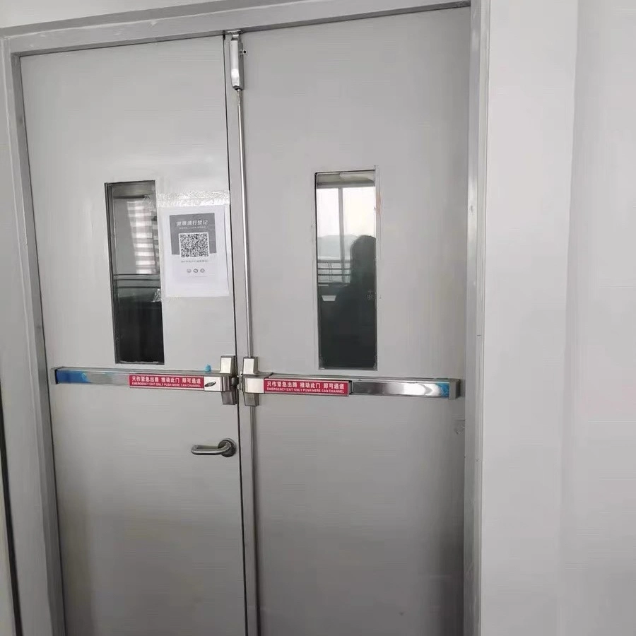 Puerta de seguridad de la puerta de emergencia de la sala limpia puerta de seguridad