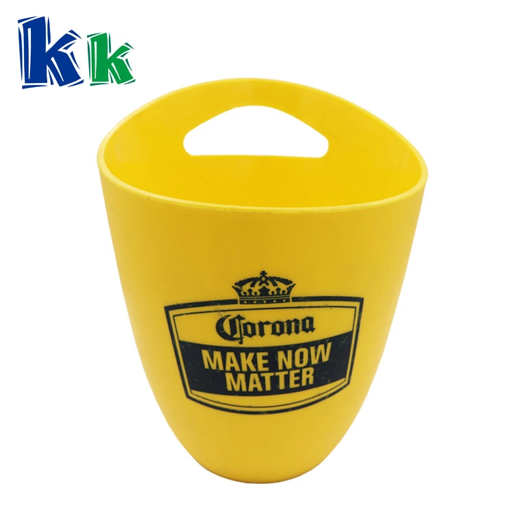 Premium Drink Promotional Plastic and Metal Ice Bucket