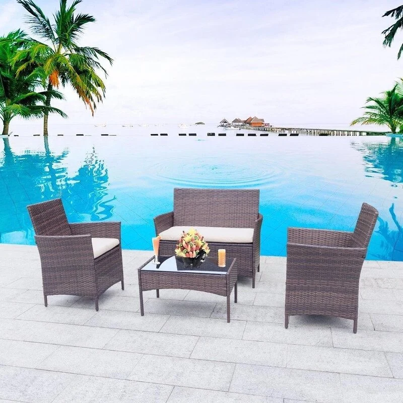 Modern Wicker Outdoor Garden Patio Cheap Germany Rattan Furniture