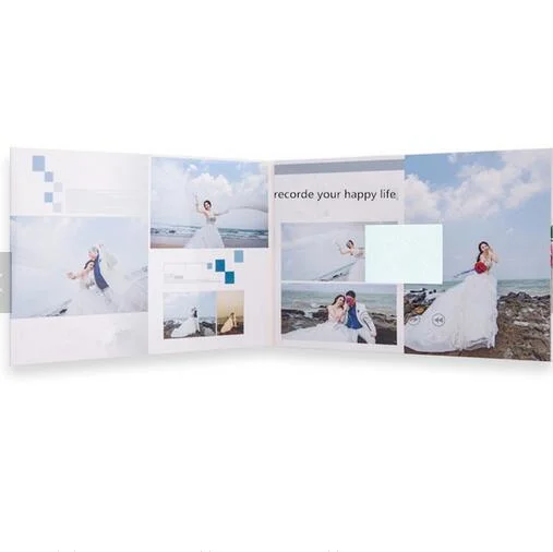 7inch LCD Custom Video Wedding Card for Invitation