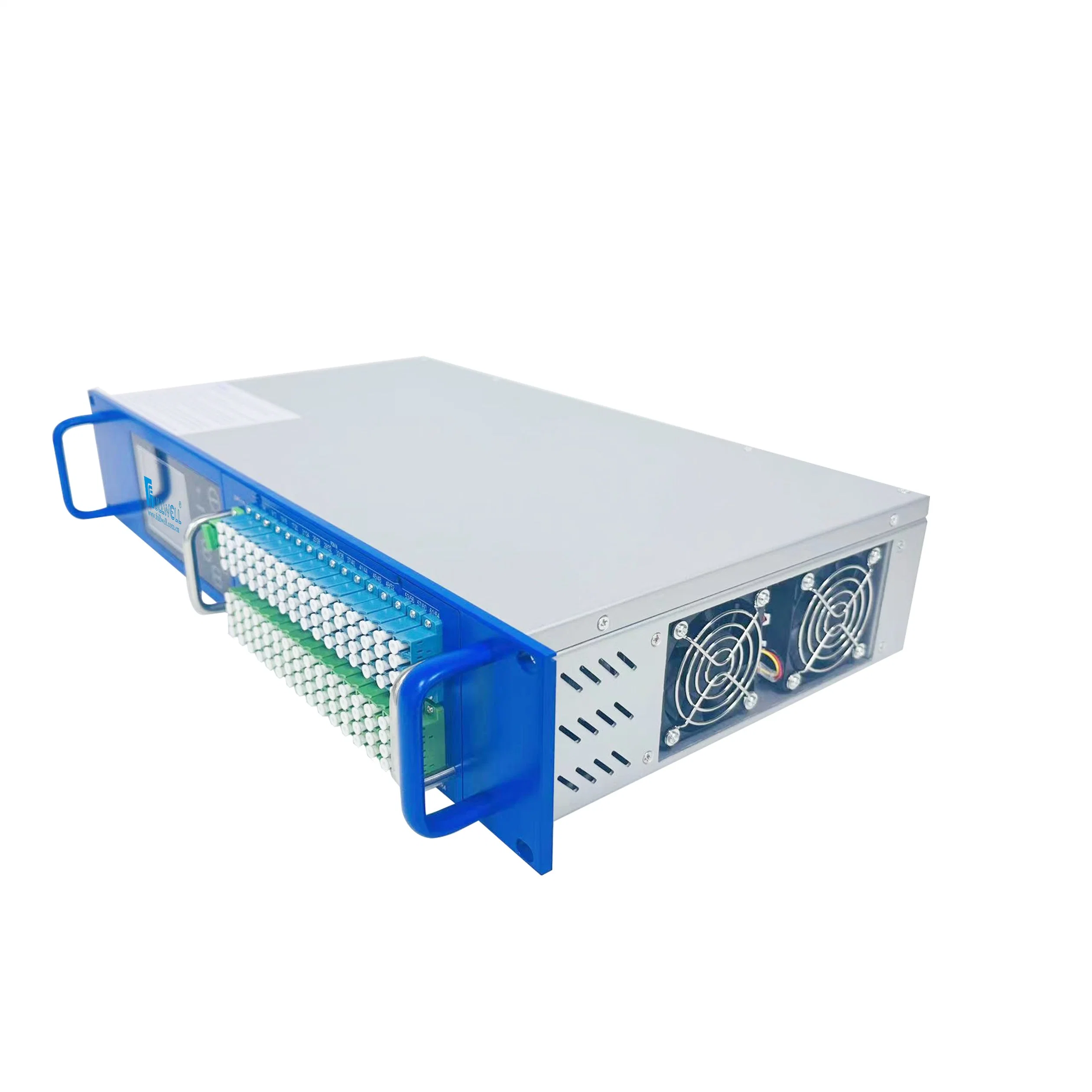 Fullwell 64 puertos 19dBm 20dBm Rack 2U EDFA Eydfa FTTH Pon y CATV combinador EDFA