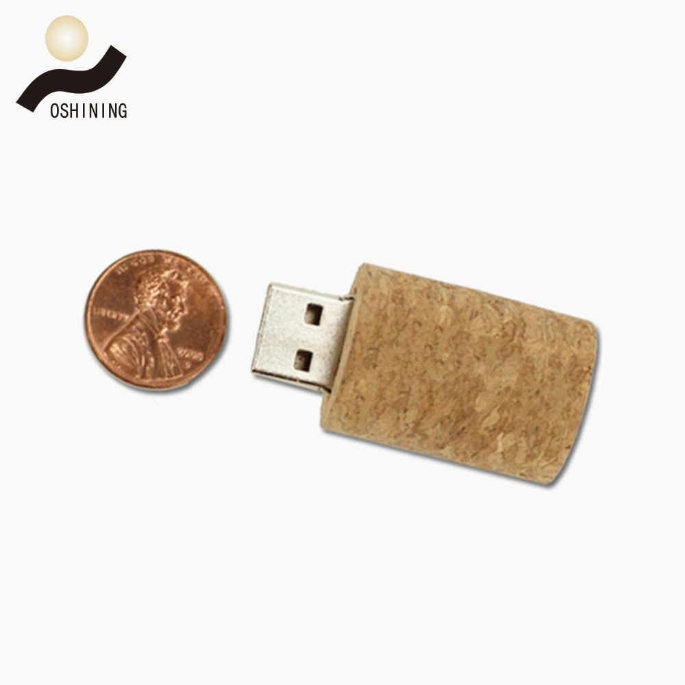 Wooden Bottle Cork USB Flash Drive Custom Logo 32GB Thumb Drive Memory Stick 16GB (USB-WD333)