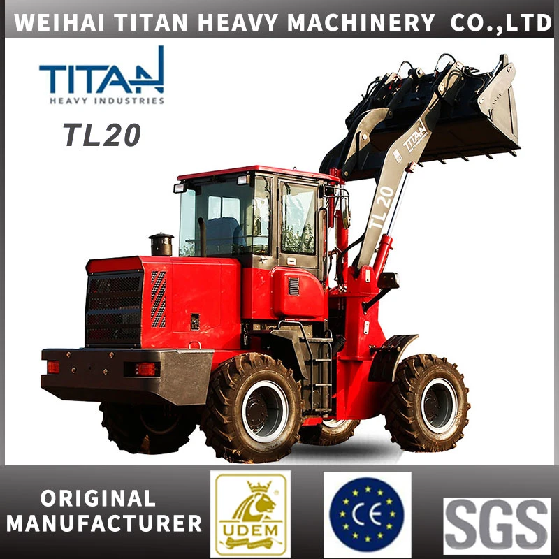 Titan New Low Price Payloader Garden Mini Front End Loader with Hydraulic Cylinder