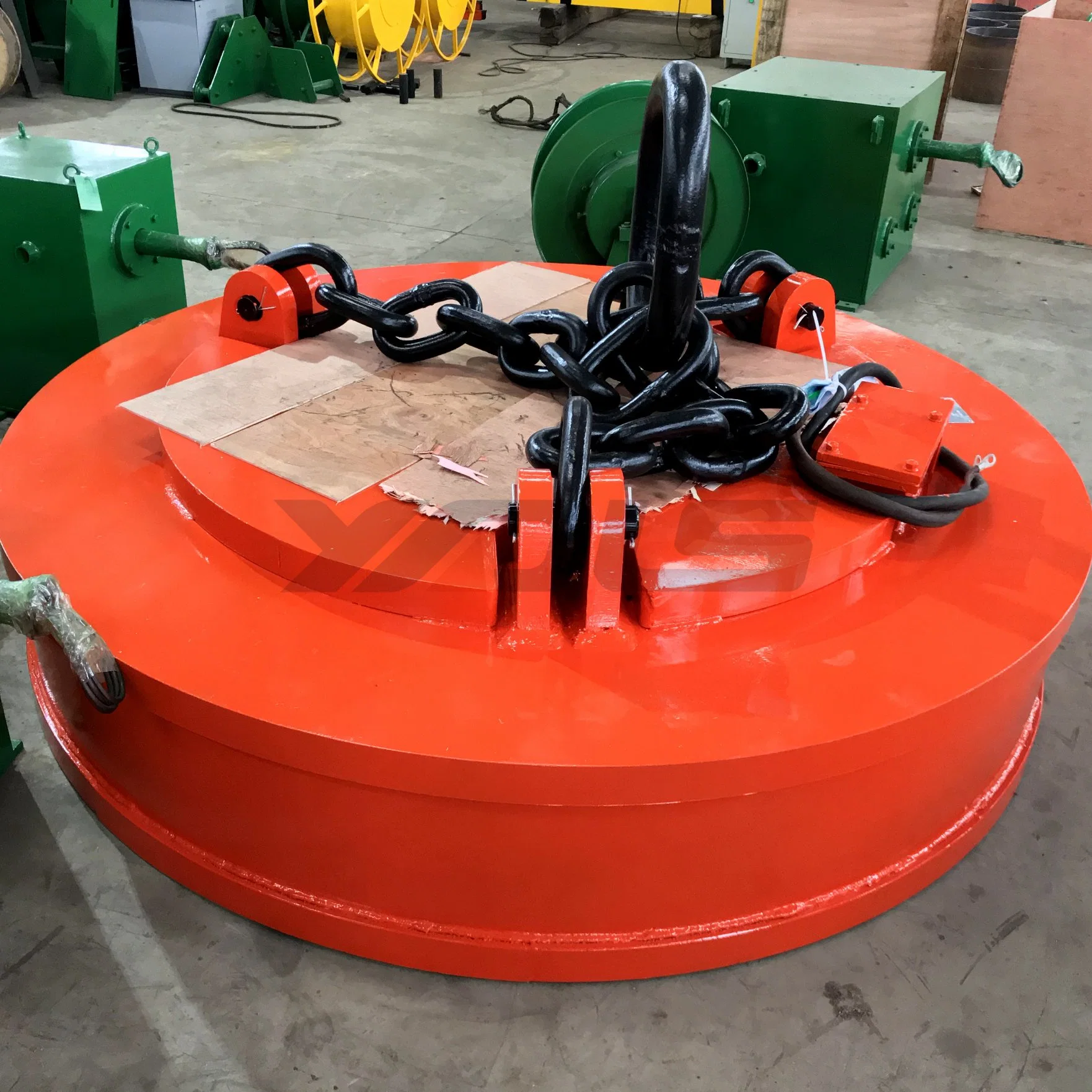 Round Shape Electro Magnetic Lifting for Steel Scrap of MW5-240L/1