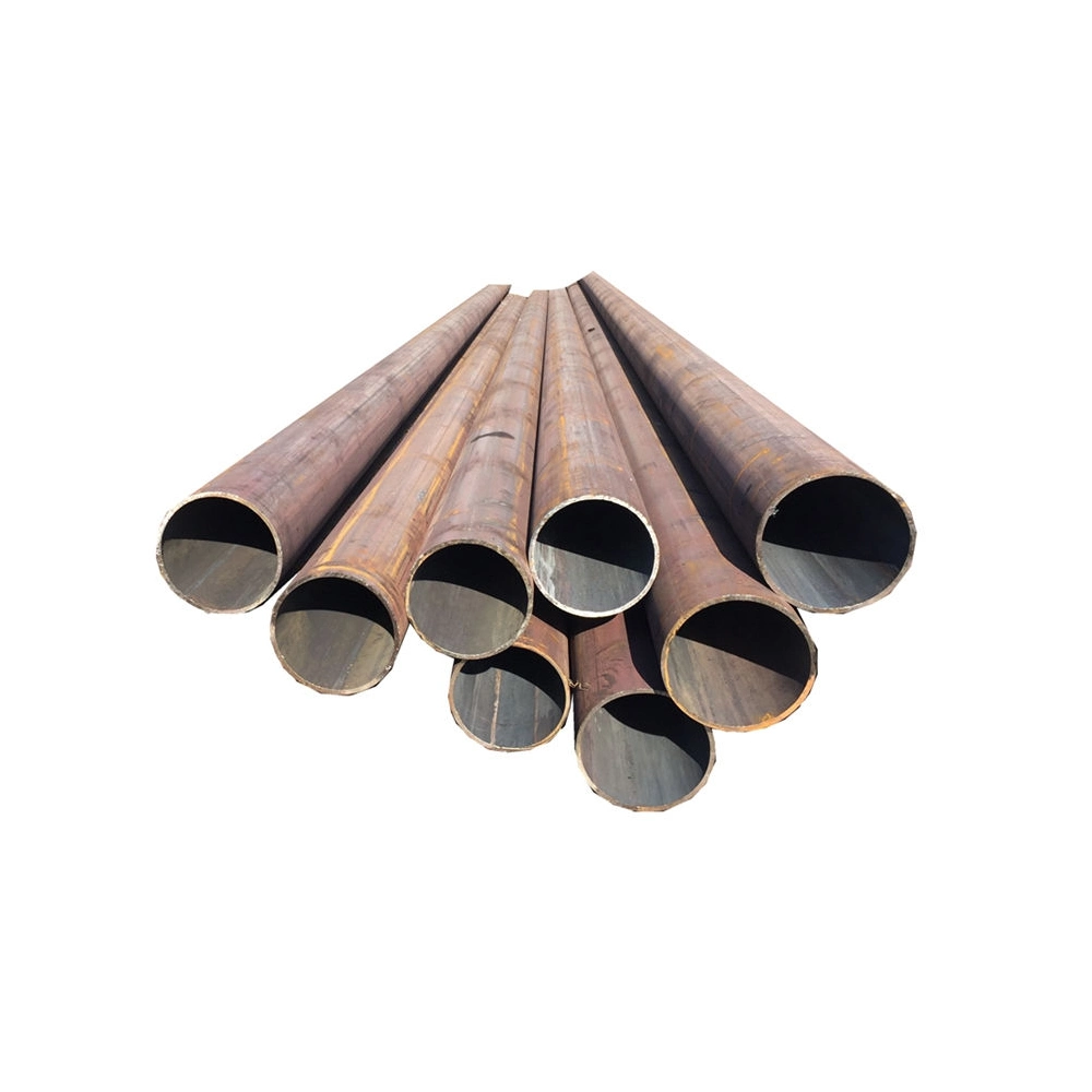 Cold Hot Rolled Straight Seam Welded Tube St372 A36 ERW Steel Pipe