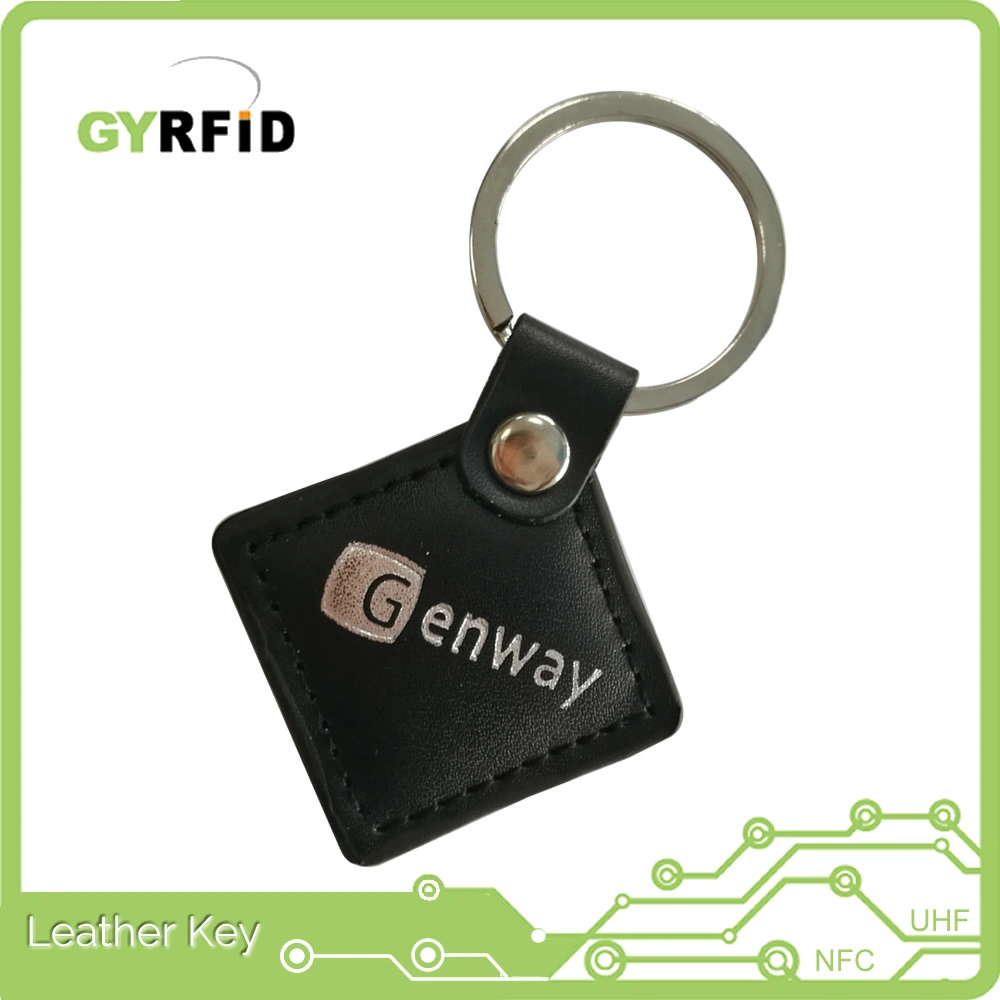 New Leather RFID Keyfob with MIFARE DESFire Chip (KEL14)