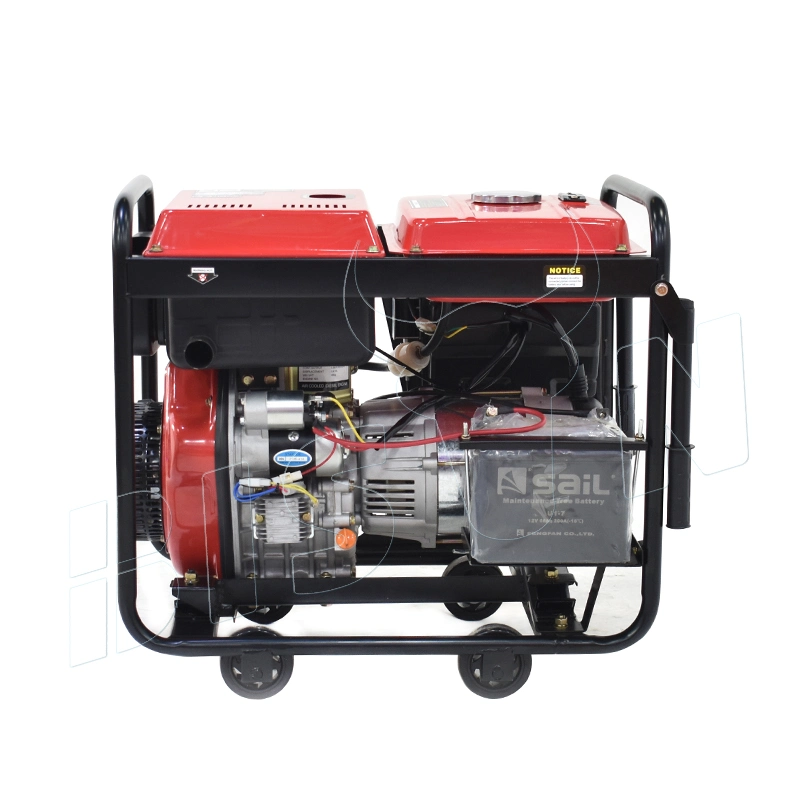 Sofort lieferbar Bison Portable Power 3kVA Luftgekühlt Single Zylinder Elektrostarter Kleiner Leiser Dieselmotor Generator