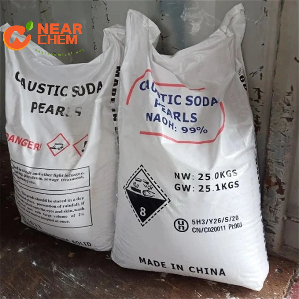 White Flakes Potassium Hydroxide / Caustic Potash / 99% Potash KOH Soda Flakes with Industrial Grade