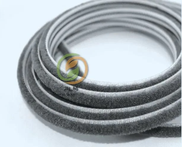 precio de fábrica cepillo lana Pile lamelunas tira de sellado de silicona grande Junta de la puerta Weather Strip Black/Grey Strip 48*600/700800/900 mm