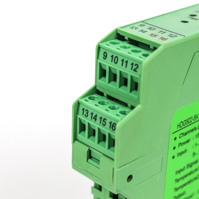 Cu50 PT100 Temperature Signal Converter Analog Signal 0-10V Output Thermal Resistance