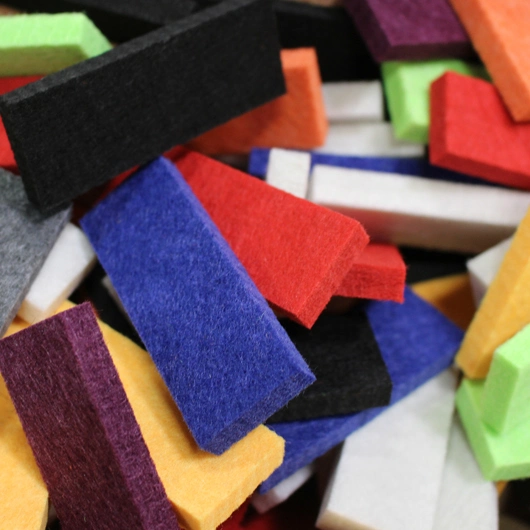 Soundproofing Material Fireproof Multi Types Pet Felt