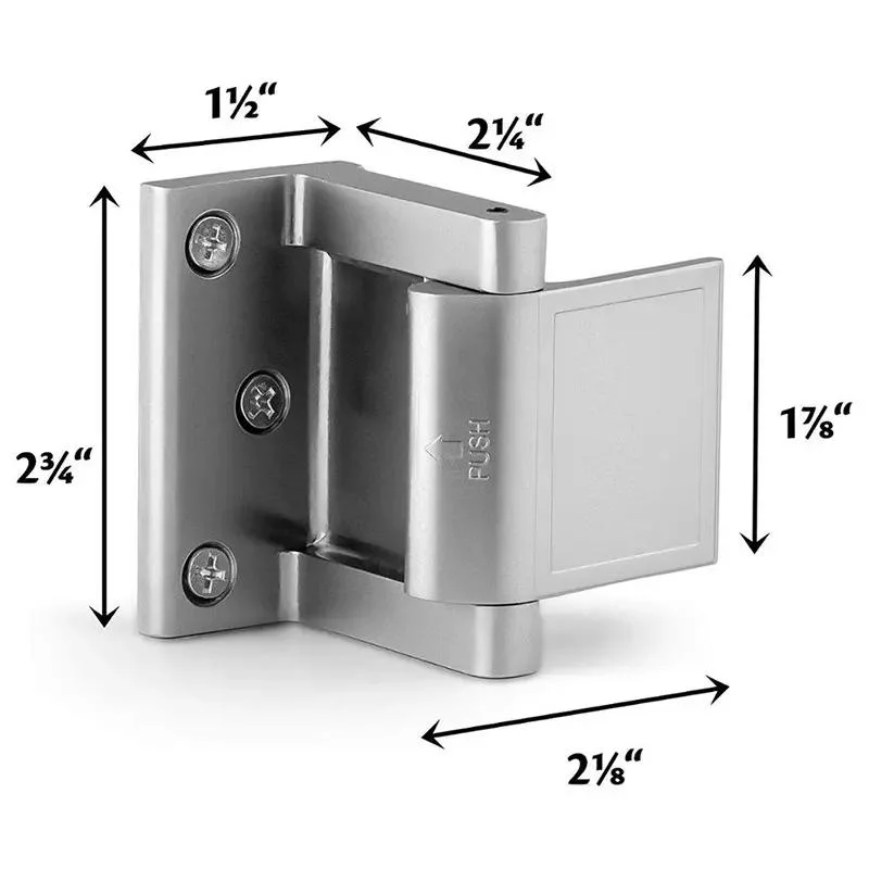 Zinc Alloy Material Extra High Security to Home Security Door Reinforce Hinge Lock