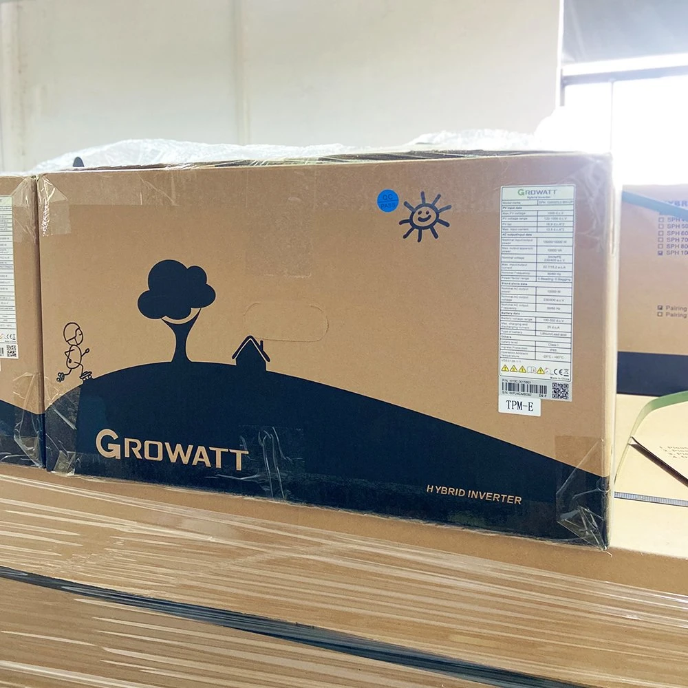 Growatt Battery 10kwh 10kw Growatt High Voltage Hybrid Top Brand Solar Panel Kit Solar Energy System