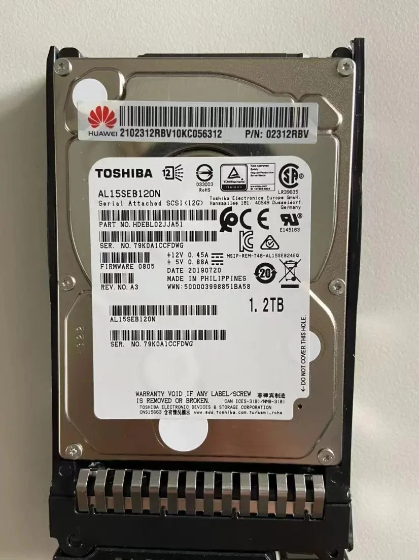 Preço de fábrica disco rígido de servidor de marca barato de 1,2t SAS 2.5 polegadas Unidade de disco rígido para Huawei