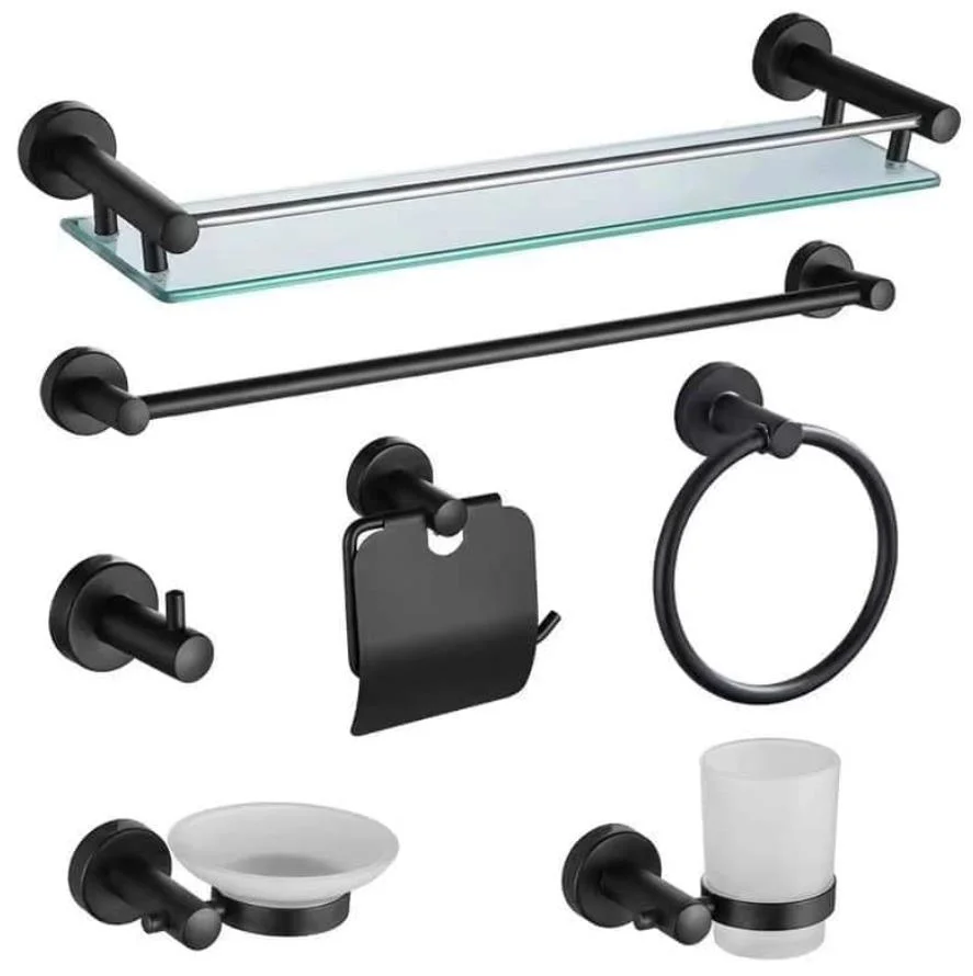 Quality Assurance Customize Zamak Stainless Steel Bathroom Hardware Sets SUS304 Accessories