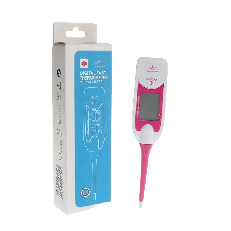 Large Screen Digital Thermometer with Three Color Backlights