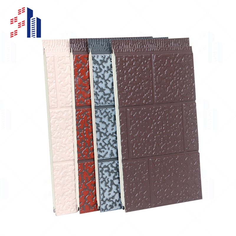 Waterproof Exterior Composite Hollow Cladding Outdoor PU Sandwich Wall Panel