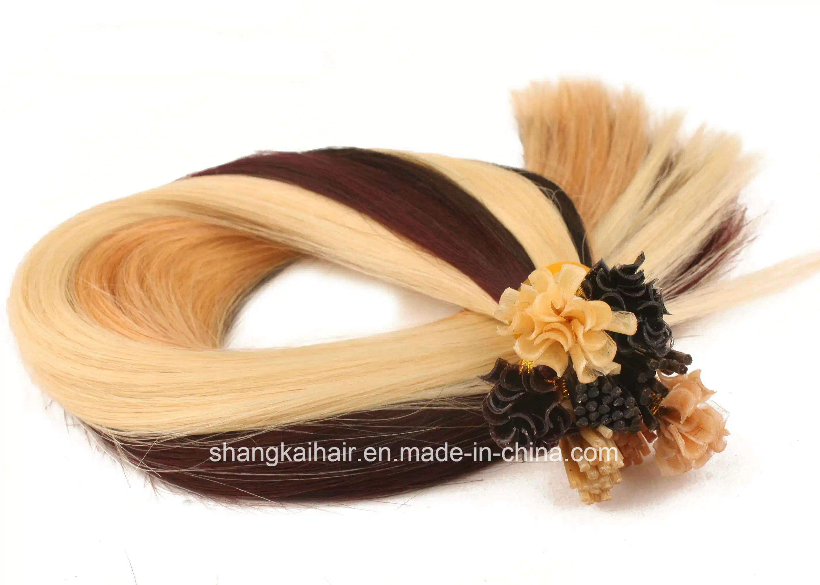 U Tip Human Hair Extension Nail Natural Hair Extension