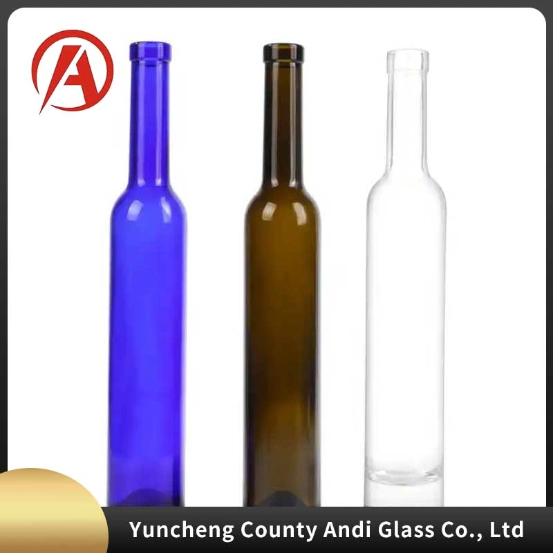 Wholesale/Supplier Glass Wine Liquor Bottle 750 Ml 500ml Brandy Gin Rum Tequila Vodka Spirits Bottlerum Glass Bottle with Rock