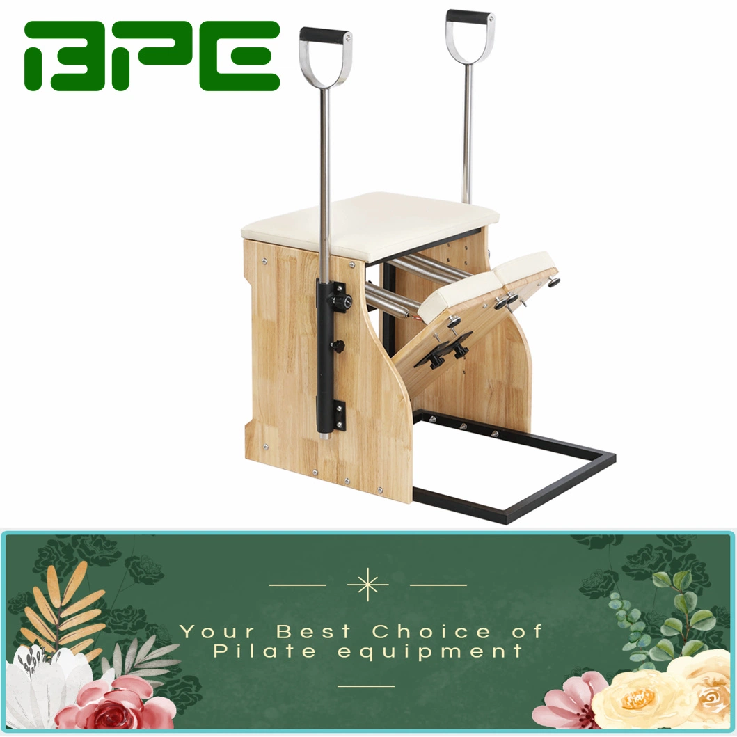 Bpe Utilisation Commerciale Chaise Wunda Reformer Pilates en Bois Portable et Pliable