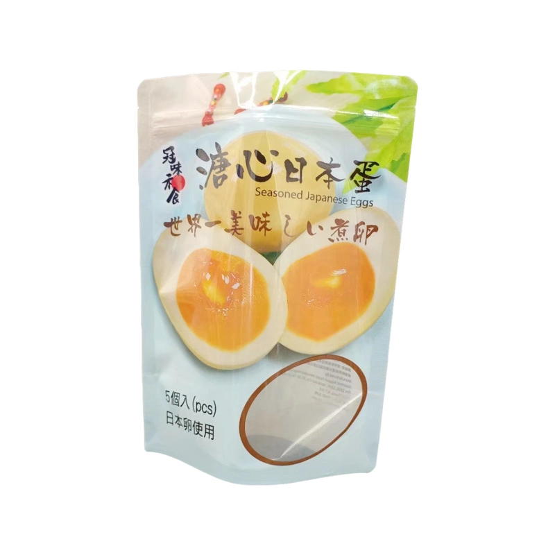 Retort Pouch Aluminum Foil Hot Selling Custom Printed Stand up with Zipper for Food Japan&prime; S Egg Packaging Bag