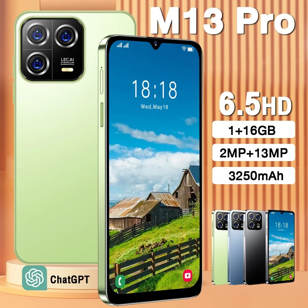 Wholesale/Supplier Factory OEM/ODM M13 PRO Smartphone 1GB/16GB 6.5 Iinch Android 8.1 Mobilephone