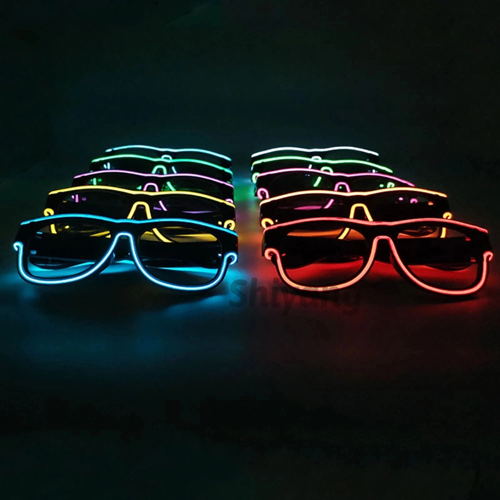 New Idea Flashing EL Glass Party Light Toys Luminous LED Glasses Light