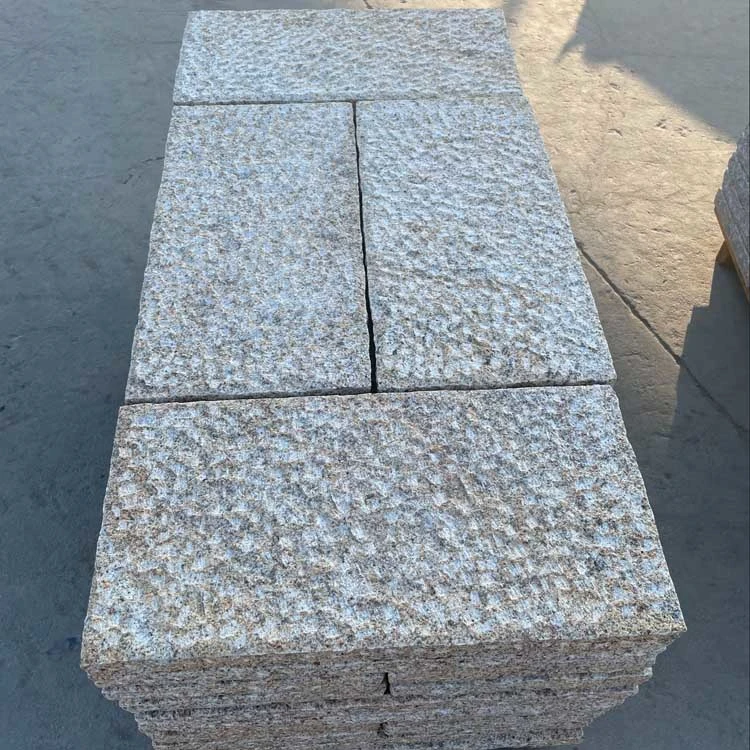 Factory Direct Low Price Flamed Finish Yellow Rusty Granite G682 Pierre de pavage pour les finisseurs de patio