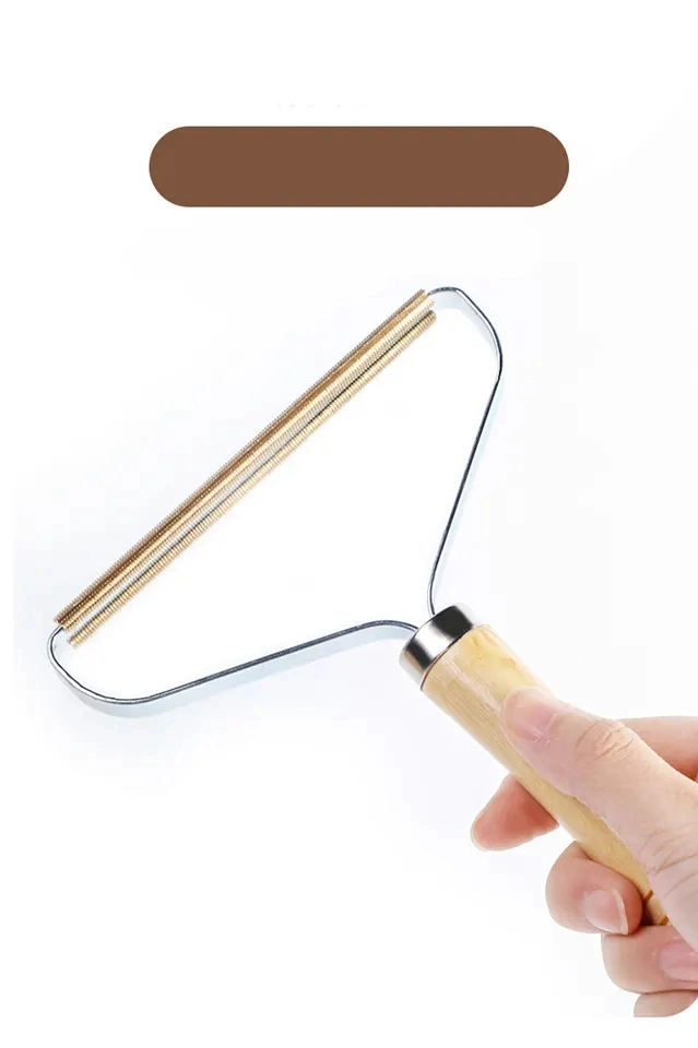 Wooden Lint Hair Remover Fabric Shaver Brush Tool for Sweater