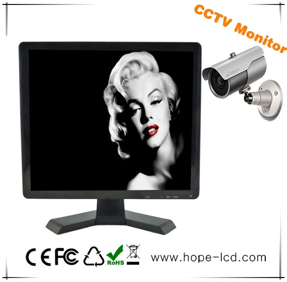 15 Inch LCD CCTV Monitor with BNC Video Speaker Input