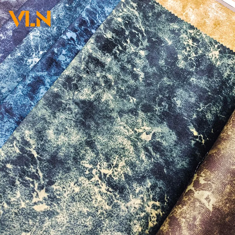 Furniture Fabric Home Textiles High quality/High cost performance 100% Polyester Holland Velvet Dyeing and Printing Upholstery