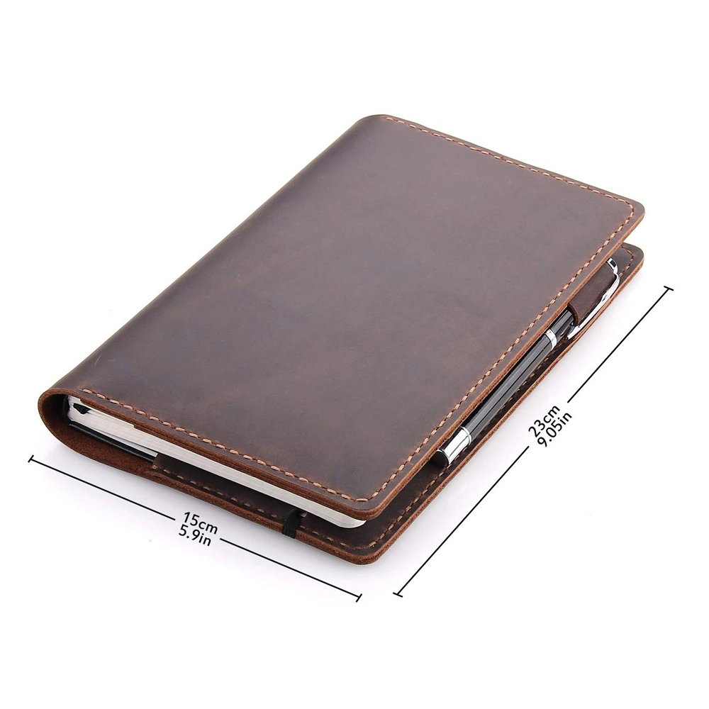 Refillable A5 Genuine Leather Cover for Journal