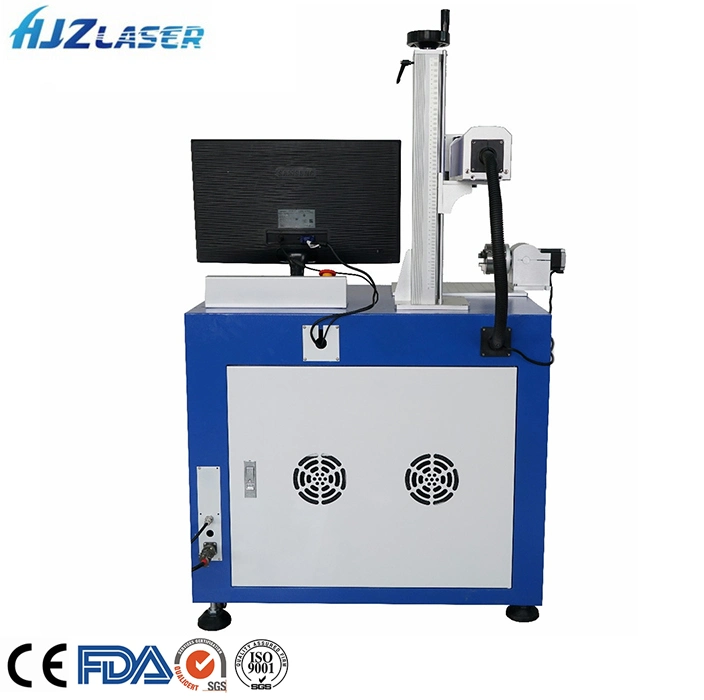 Faser Laser-Markierung auf Metall Aluminium Farbe Druckmaschine Preis 20W 50W MOPA